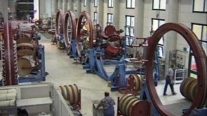 Produktion Windrad
