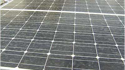 Mit Solar energieeffizient