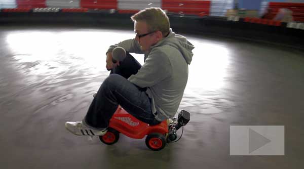 Bobbycar mit Antrieb